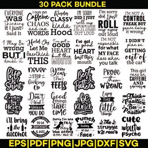 Sarcastic SVG Bundle, Funny Sublimations Png , Sarcasm Jpg bundle, Sarcastic Eps quotes, Sarcastic Saying pdf, Digital Design dxf