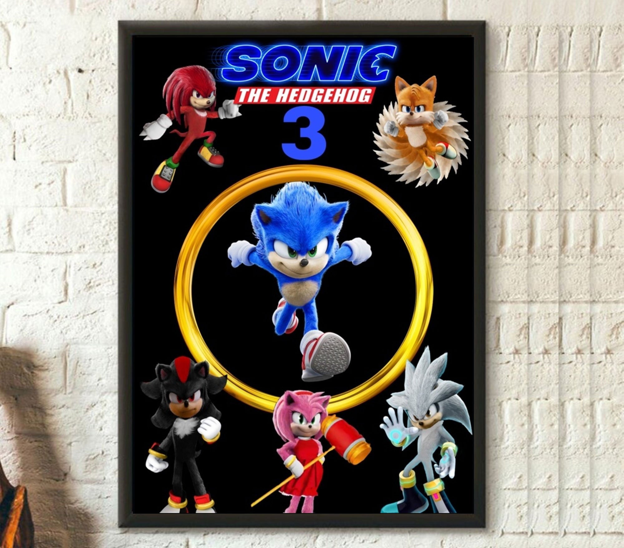 Sonic The Hedgehog 3 Poster sold by Rayshell Parallel, SKU 24536699