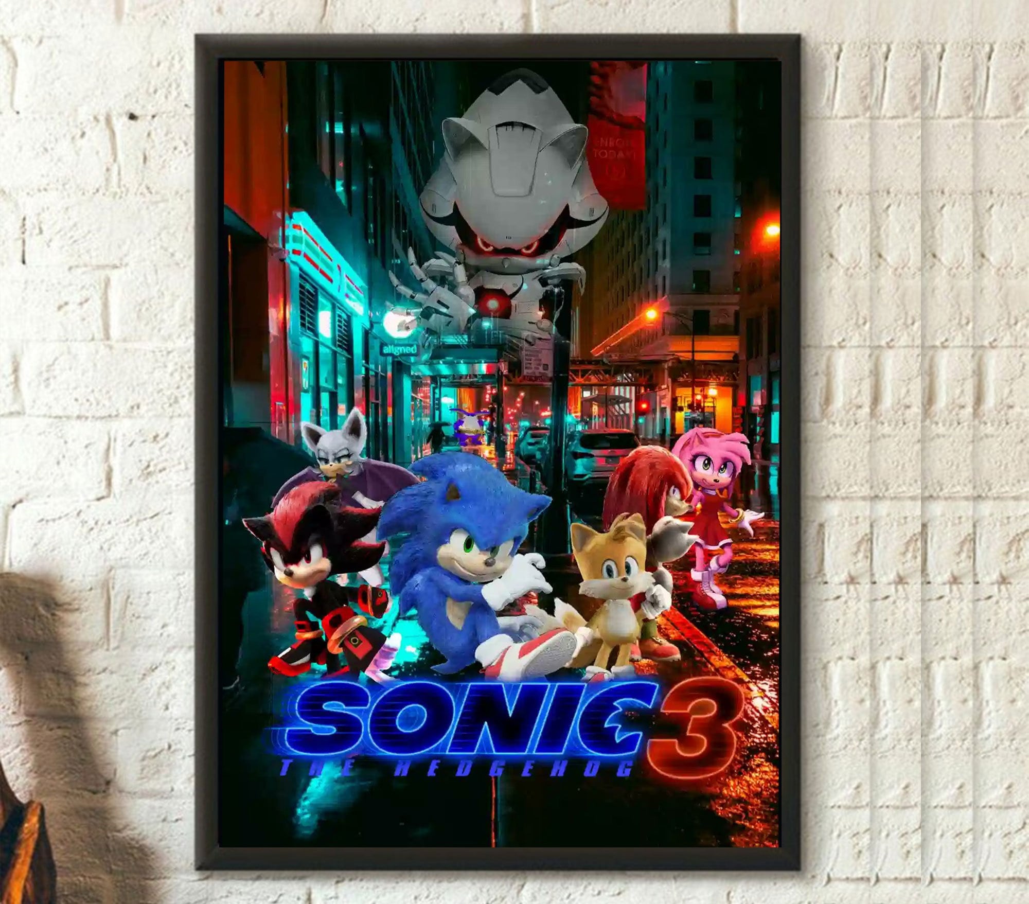 Sonic movie 3 poster