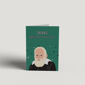 Funny Irish Humour Birthday Card: Handmade Greeting Card