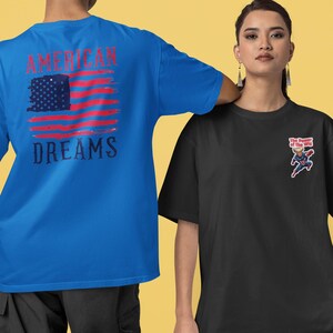 American Dreams,trump,usa t shirt,t shirt trump funny,The Power of the Wig t-shirt,flag usa,flag t-shirt,Patriotic Superhero Trump 47 TShirt
