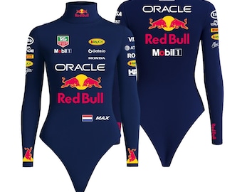 Max Verstappen 2025 F1 Women Bodysuit: Red Bull Racing Base Layer
