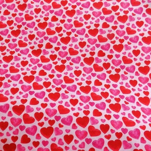 Heart Fabric Red Hearts White Background Heart and Soul From - Etsy
