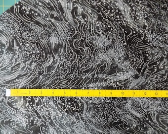 BLACK SILVER FABRIC  Cosmic Strands CM8924 Benartex Sewing Supply Quilting Supply