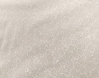 108 "breiter Baumwollstoff: Weißer Blumendruck Quilting Backing