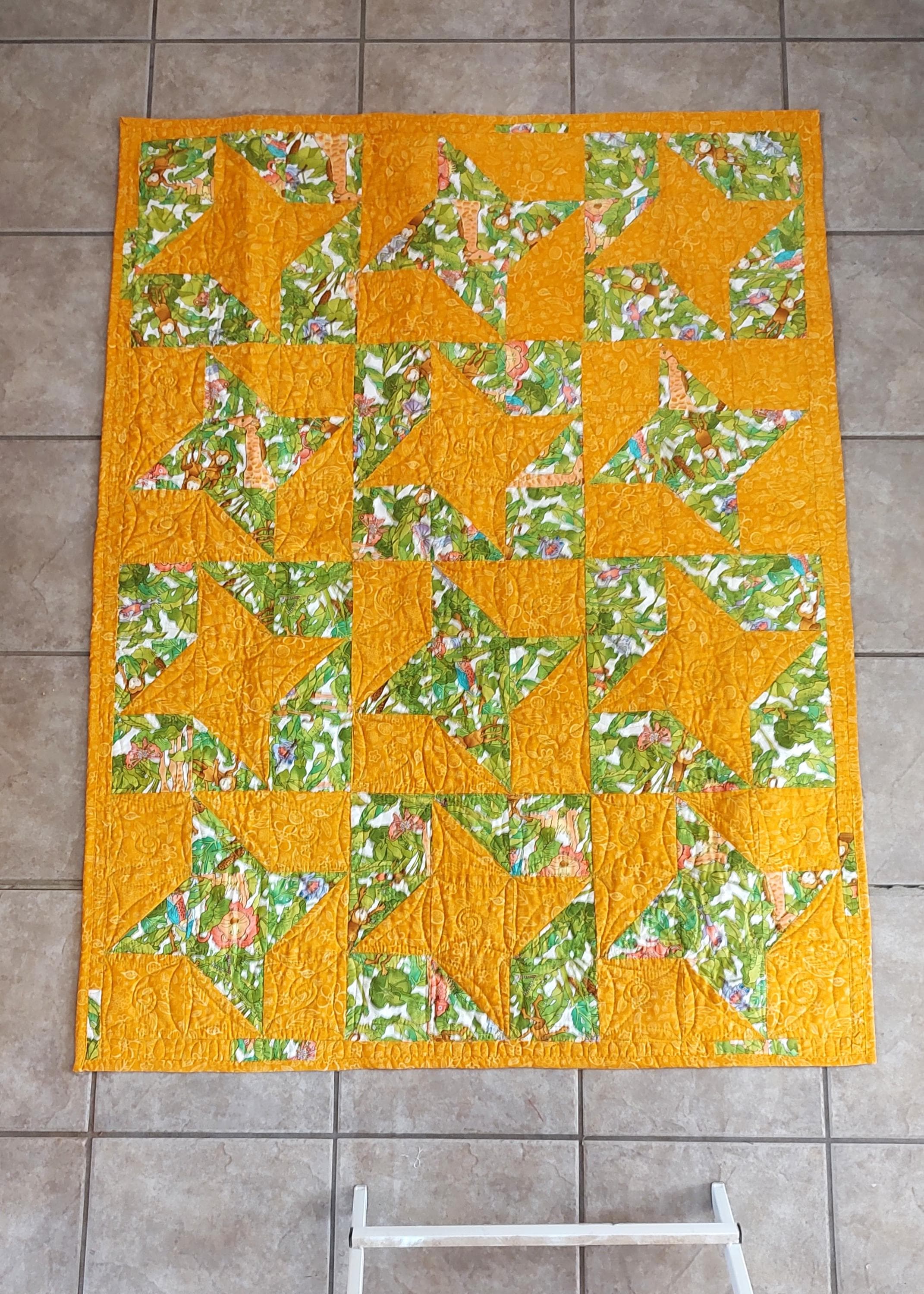 Babydecke Mit Tiermotiv – Weicher Löwe, Affe & Giraffe Quilt Für Jungen & Mädchen, 84x107 Cm
