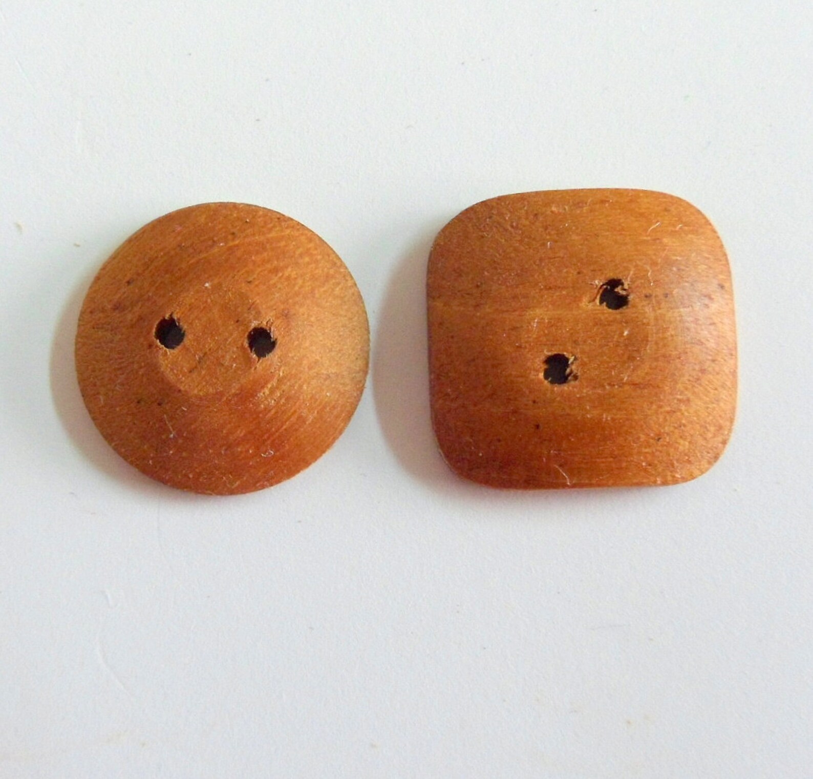 Mahogany Wood Buttons Sewing Supplies Knitting Supply Craft Etsy
