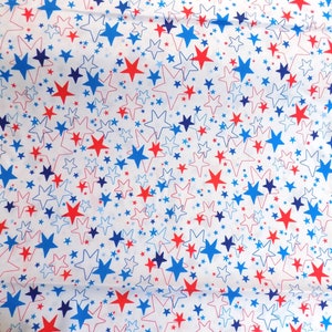All American Gnomes Fabric Stars Quilting Supply Sewing Supply Benartex By the Yard and the Half Yard