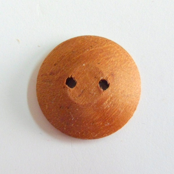 Mahogany Wood Buttons Sewing Supplies Knitting Supply Craft Supply Gift for Knitter