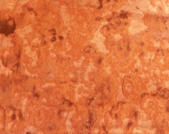 Blank Fabrics Rust Rock Candy Fabric 100% Cotton Material Quilting Supply Sewing Supply Rust Cotton Fabric