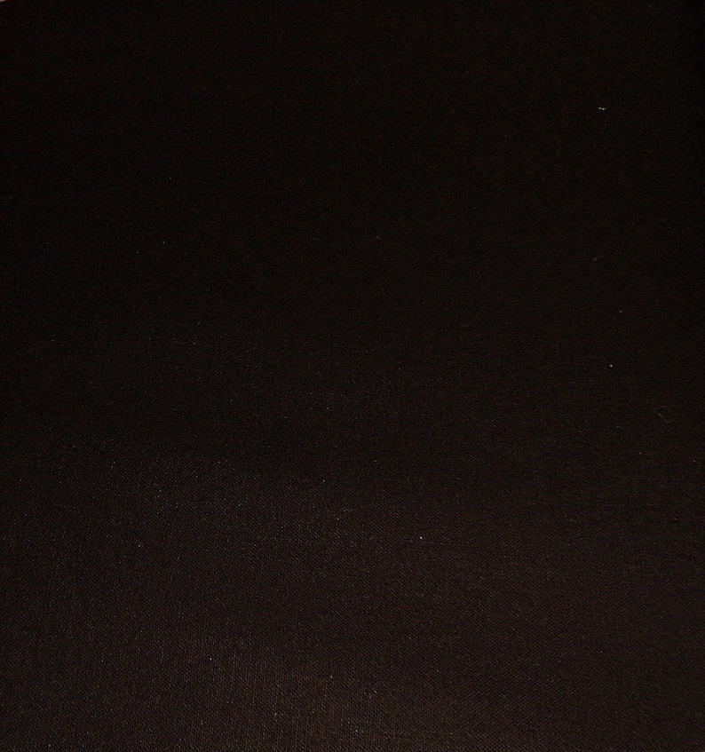 Solid Black Benartex Cotton Fabric: Quilting & Sewing Material - Etsy