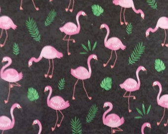 Pink Flamingo Fabric  Flamingo Frenzy Cotton Material Benartex Sewing Supply Quilting Supply Crafting