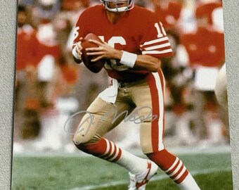 ジョー・モンタナのサイン入り11 x 14サイズの写真 - Etsy 日本