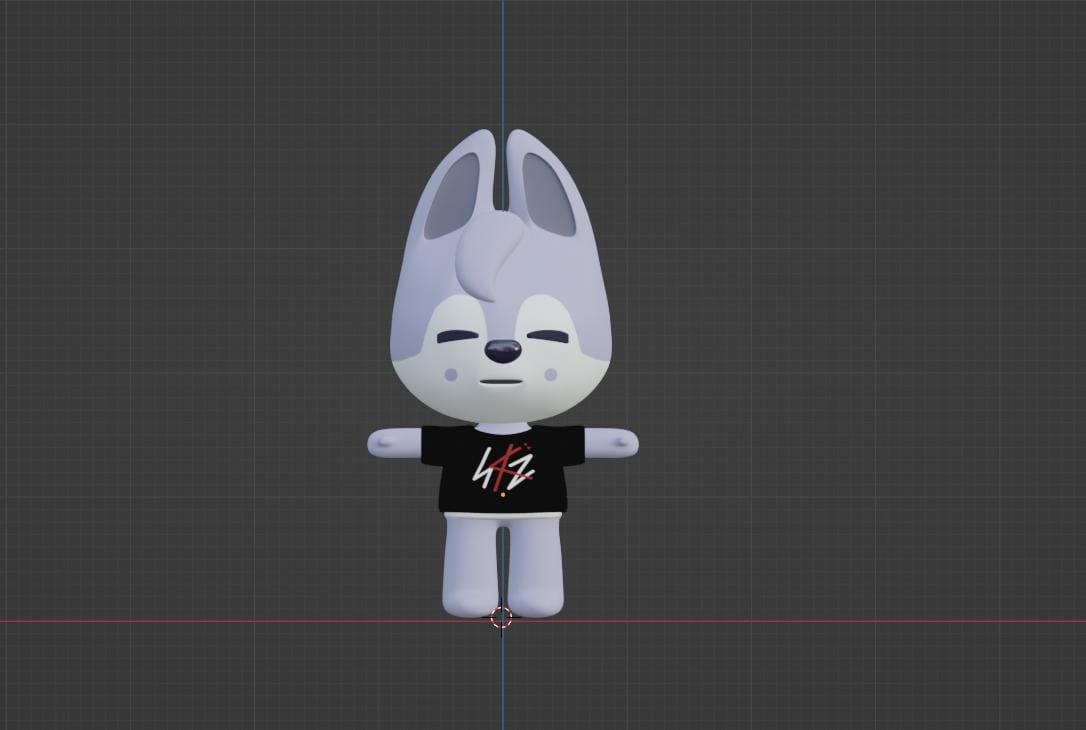 Wolfchan RIG - Blender File, Bang Chan, Skzoo, Stray Kids, Ready