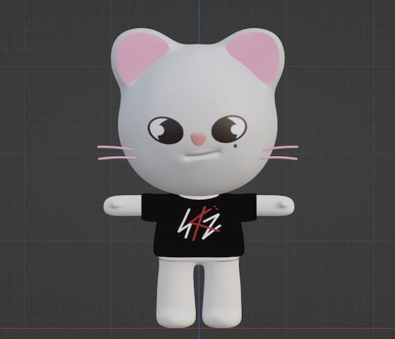Jiniret RIG - Blender File, Hyunjin, Skzoo, Stray Kids, Ready for