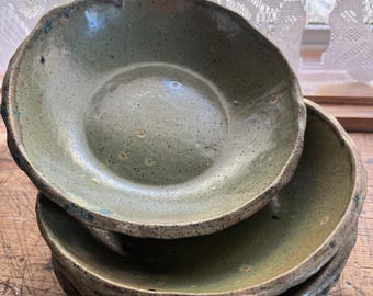 Rustic Handmade Pottery - Bowls - Set of 4