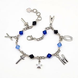 K-POP *TXT MOA* Charm Crystal Bracelet - Tomorrow + Together