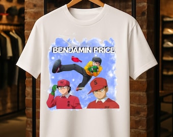 Benjamin Price Of Holly And Benji T-Shirt, Vintage Soccer Anime Tee, Retro Football Manga Shirt, Unisex Cotton Top, Gift for Sports Fans