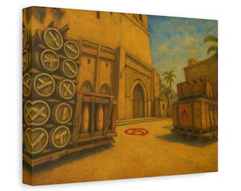Lienzo de pintura al óleo de Counter Strike Mirage