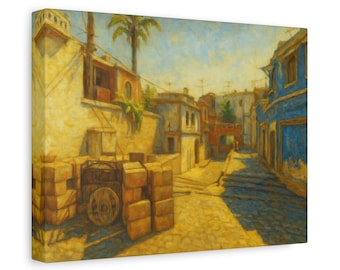 Counter Strike Mirage Oil Painting Canvas