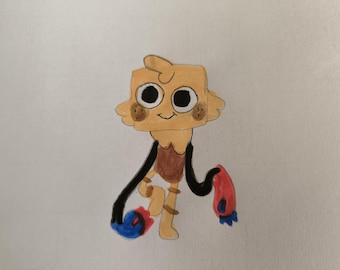 Custom plush, personalised toy,commission plushie, individual listing,sewing toys by drawing, inspired by Goob.