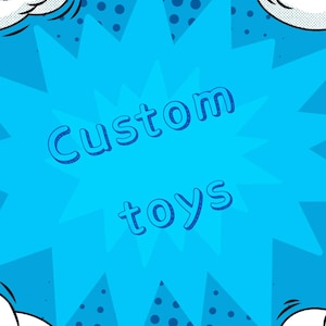 Custom toys for kids, order toys, personalised toy, individual listing.