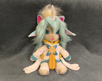 Custom Plush Toy: Handmade Soraka - League of Legends Inspired Fan Art