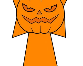 Custom Halloween Plush Toy: Pumpkin, Bat, Monster - Handmade Minky Fabric