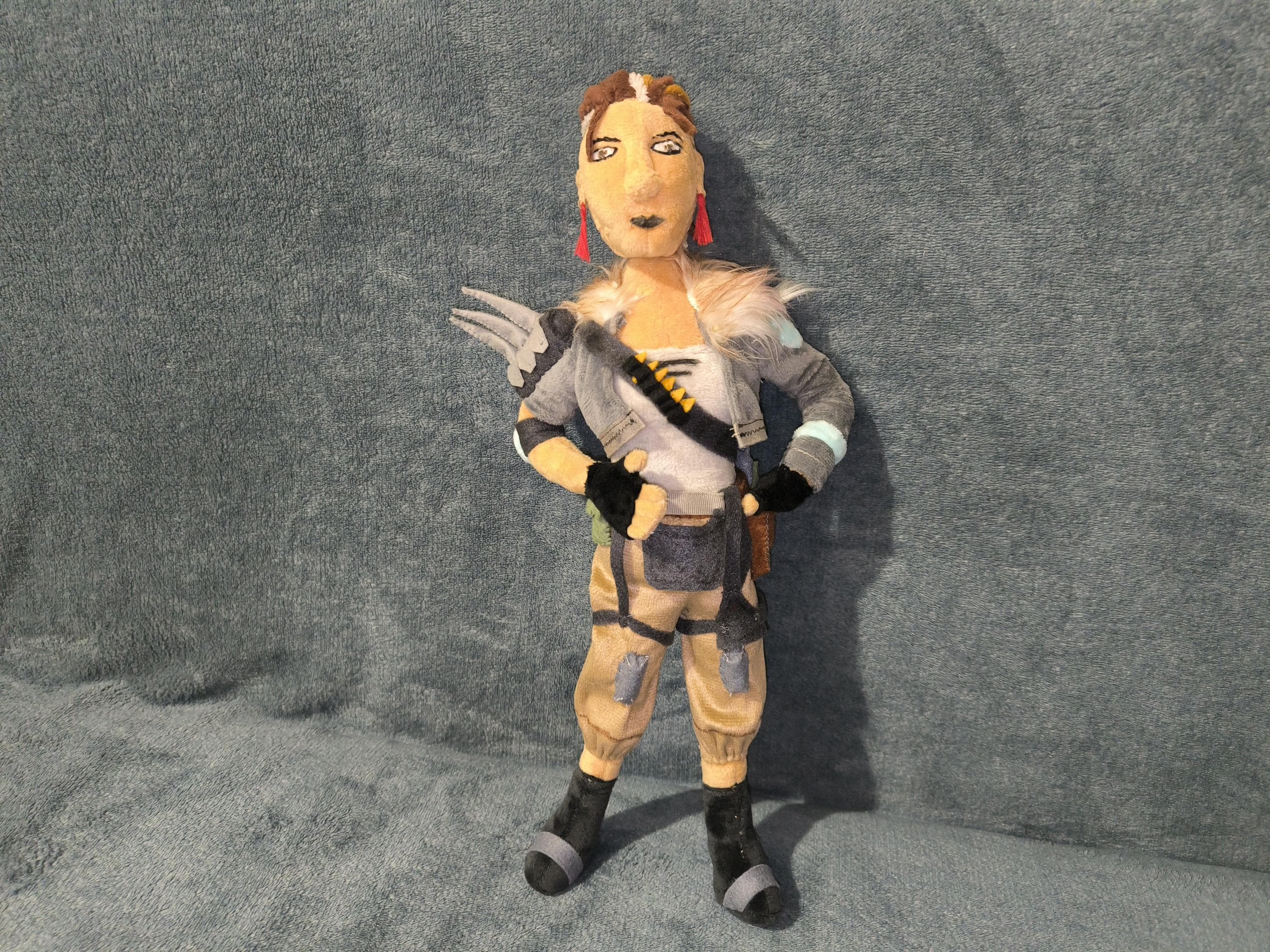 Custom Plush Toy from Your Drawing: Handmade Minky Fabric Hero