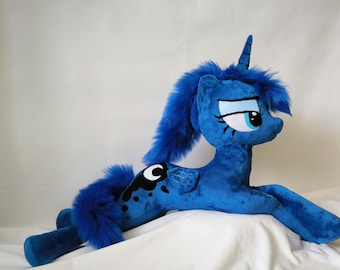 Princess Luna Plush: Handmade My Little Pony Unicorn