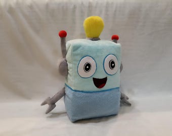 Custom Plush Robot Toy: Personalized Minky Robot Figure