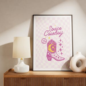Kacey Musgraves – Space Cowboys Wandbild - PINK