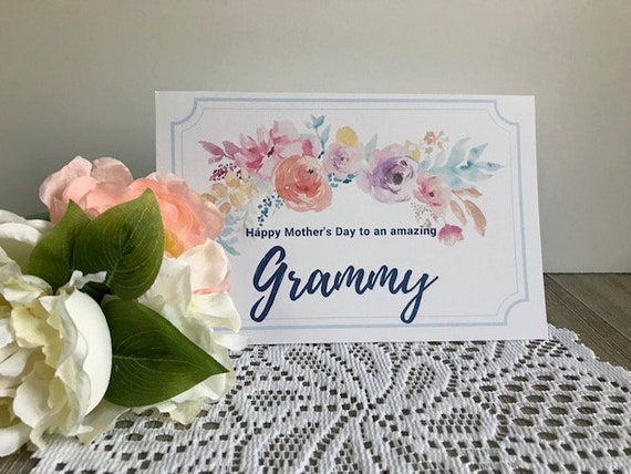 Printable Mother's Day Card for Grammy Mother's Day - Etsy