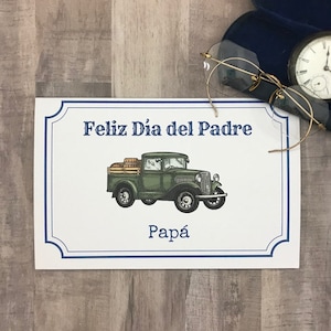 Father's Day Card in Spanish for Papa - Feliz Dia del Padre Papa Tarjeta - Tarjeta en Espanol - Happy Father's Day Papa