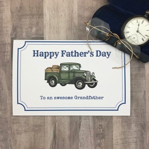 Tarjeta Imprimible del Día del Padre para el Abuelo - Feliz Día del Padre a un Abuelo Impresionante Tarjeta Imprimible, Abuelo, Pop Pop