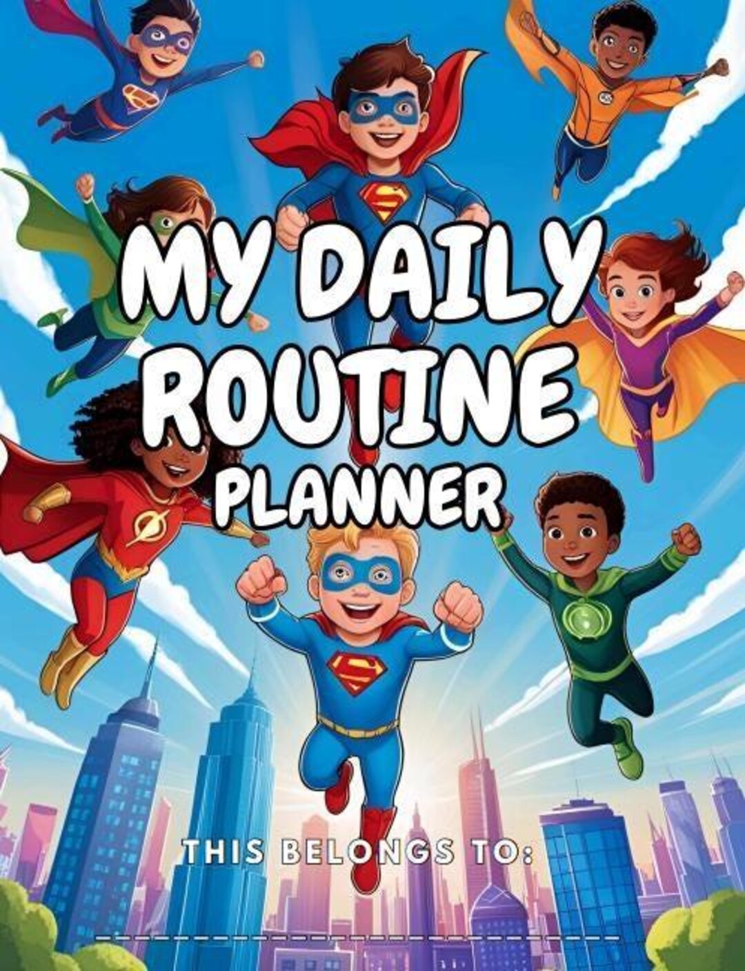 ADHD Kids Daily Routine Planner Printable Visual Schedual Checklist ...