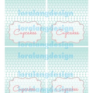DIY Printable Spa Party Food Labels INSTANT DOWNLOAD - Etsy