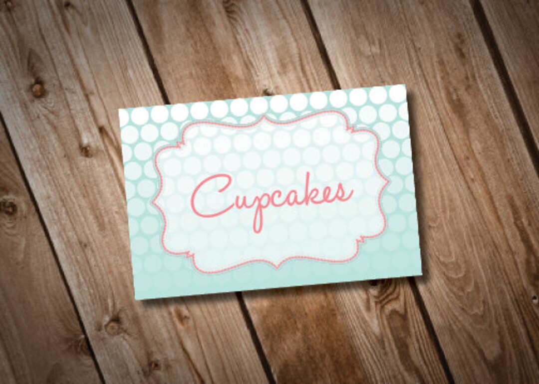 DIY Printable Spa Party Food Labels INSTANT DOWNLOAD - Etsy