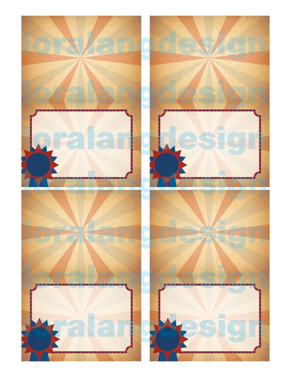 DIY Printable Vintage County Fair Food Labels Il_570xn