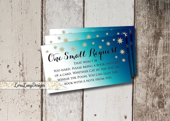 Digital Printable Once Upon A Time Baby Shower Book Insert Cards INSTANT DOWNLOAD Il_570xn