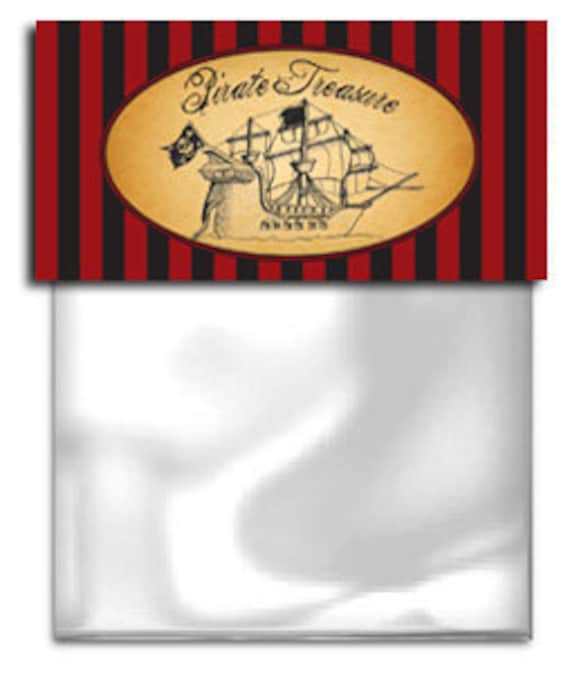 DIY Printable Pirate Favor Bag Labels - Instant Download Il_570xn