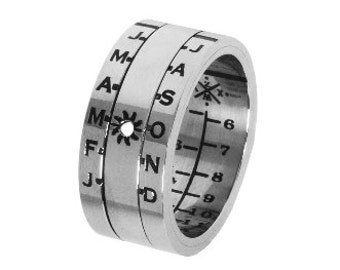 Aquitaine Sundial Ring - Wear a Sundial on your Finger