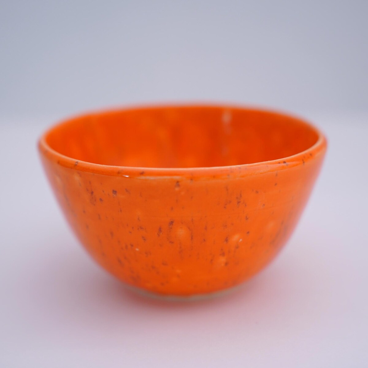 Handmade Orange Rice Bowl - Etsy