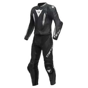 Handmade Black Leather Motorcycle Racing Suit: Customizable Biker Gear