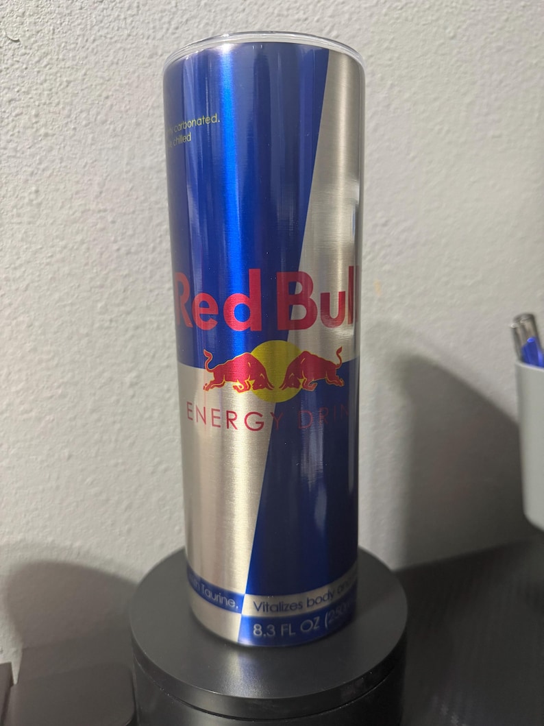 Red Bull Tumbler | 20oz Sublimated Tumbler Stainless Steel imagem 1