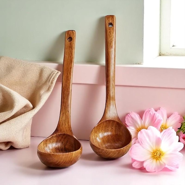 Japanese Wooden Cooking Spoon: Minimalist Kitchen Utensil