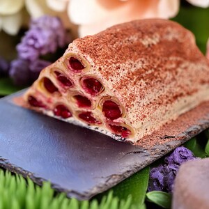 PDF recept pannenkoekentaart, vanille-pannenkoeken met slagroomvulling, eenvoudige zelfgemaakte crêpetaart, digitale download dessertrecept
