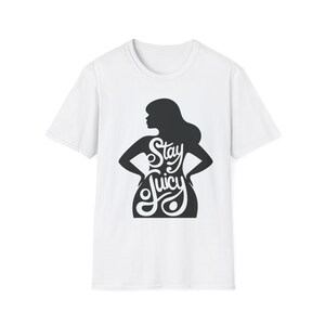 Copy of Stay Juicy Unisex Softstyle T-Shirt, Fun Graphic Tee, Casual Wear, Trendy Top, Gift for Friends, Summer Vibes, Party Shirt