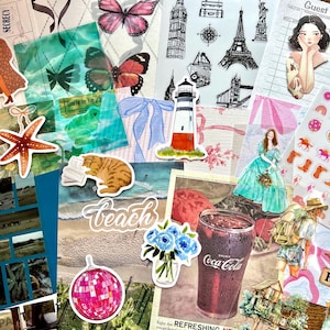 Junk Journal Grab Bag – 25 Piece Scrap Pack | Mixed Ephemera Kit for Journaling, Collage, & Crafting | Large Junk Journal Supply Kit