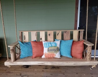 Rustic Porch Swing